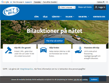 Tablet Screenshot of nordea.netbil.se