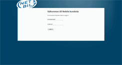 Desktop Screenshot of customer.netbil.se